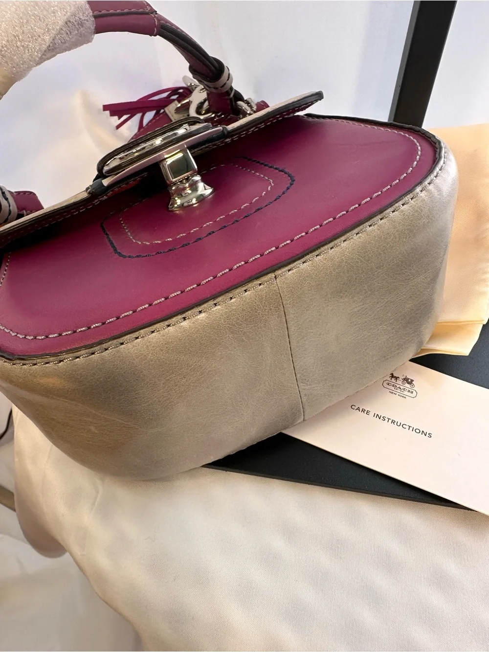 Coach Legacy Mini Willis crossbody option. 70th anniversary 2012 edition NWT - Picture 6 of 12